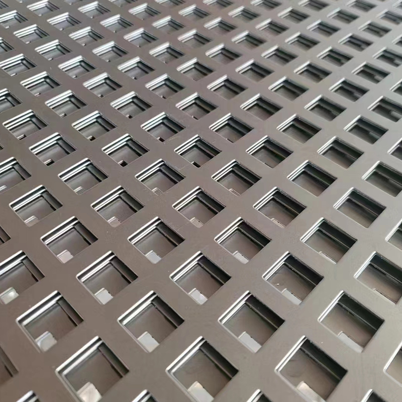 square hole perforated metal