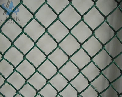 Plastic Coated Wire Chain Link Fence
