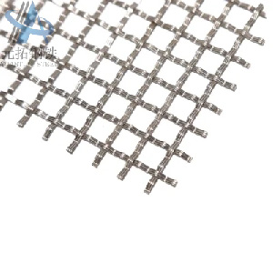 White Steel Crimped Mesh