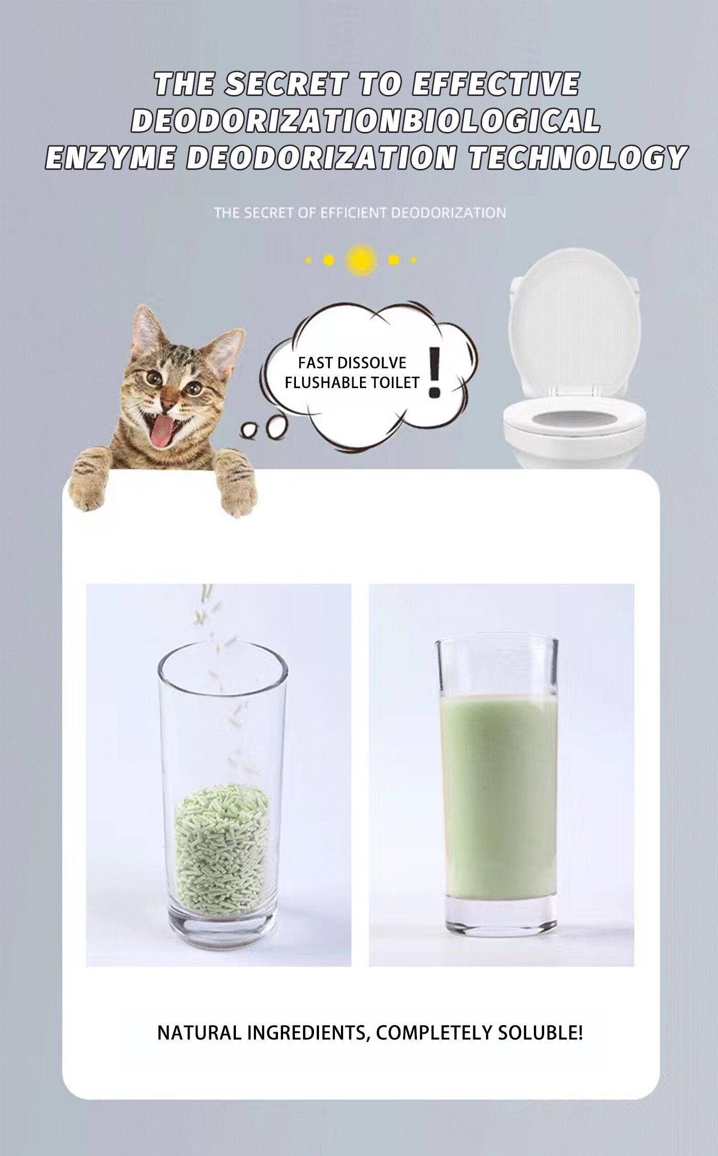 Tofu cat litter