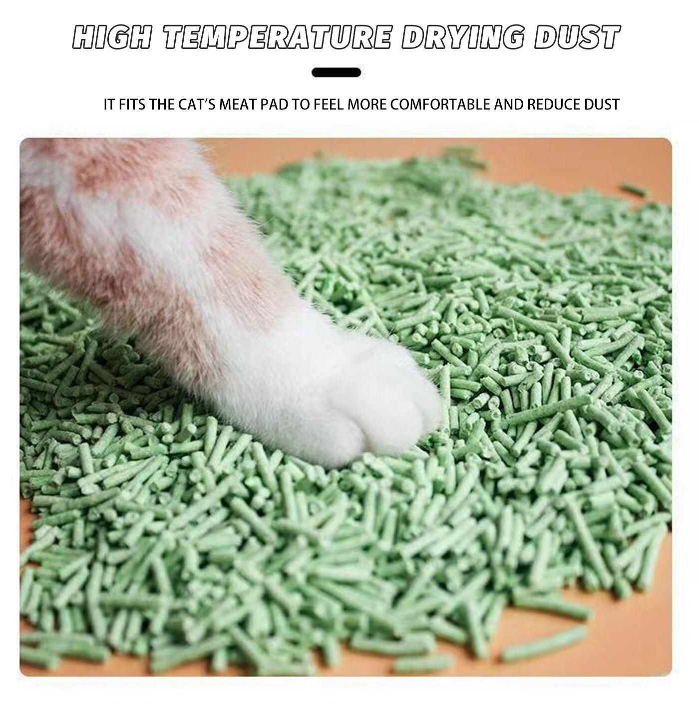 Tofu cat litter