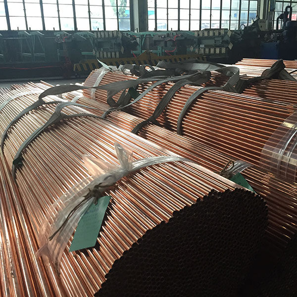 Straight ASTM C10100 C10200 Copper Tube / Copper Pipe