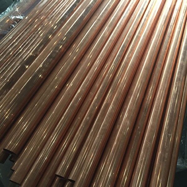 Straight ASTM C10100 C10200 Copper Tube / Copper Pipe