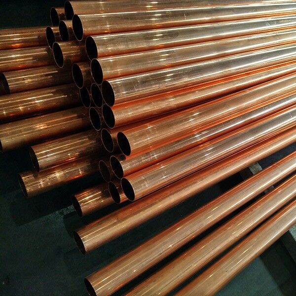 Straight ASTM C10100 C10200 Copper Tube / Copper Pipe