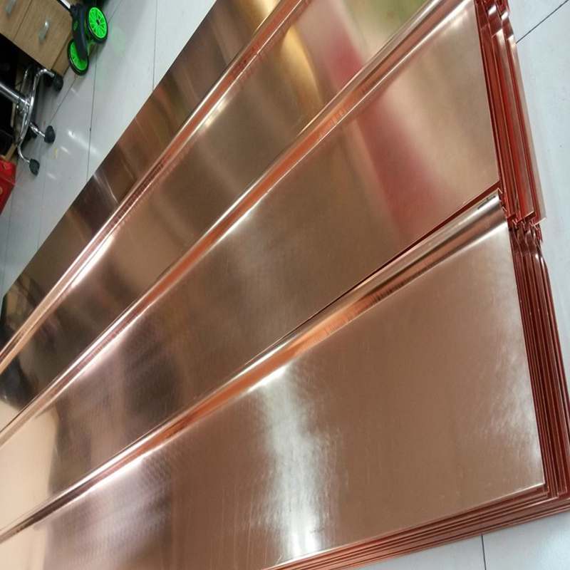 0.5mm 0.8mm 1mm 3mm 4mm C1100 Red Pure Copper Sheet /Plate