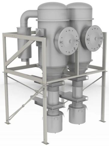 VIBF high vacuum dust removal system