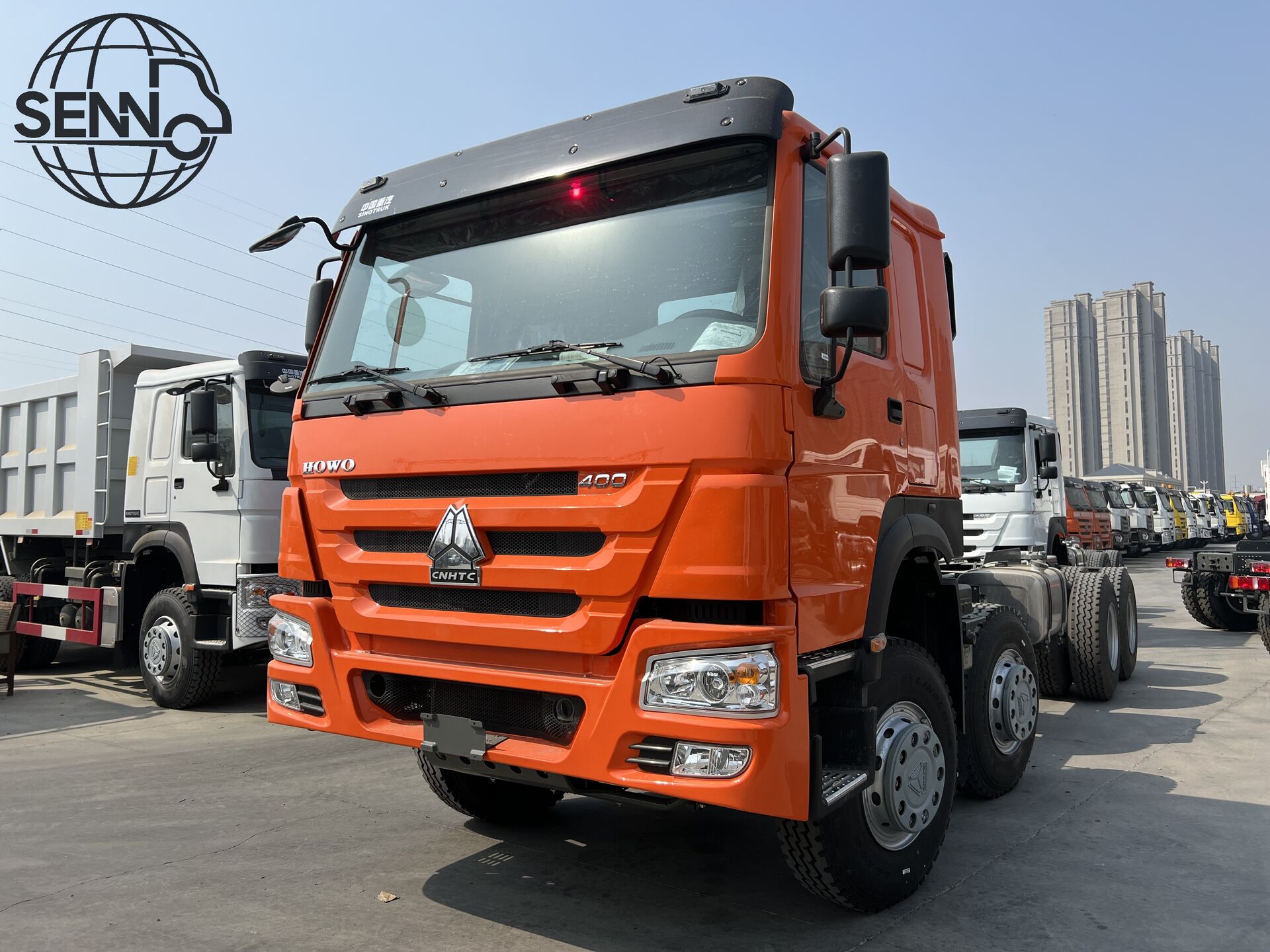 Sinotruk New Model 8x4 400HP Dump Truck Chassis for Sale