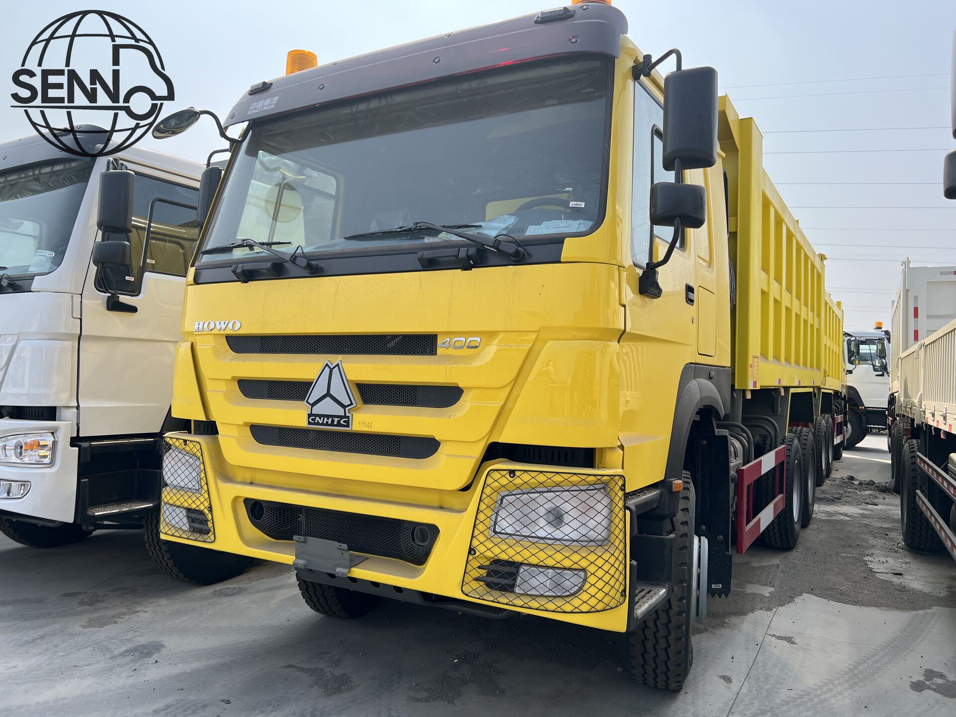 New Model Yellow Color Sinotruk Howo 400HP 6x4 Dump Truck Tipper