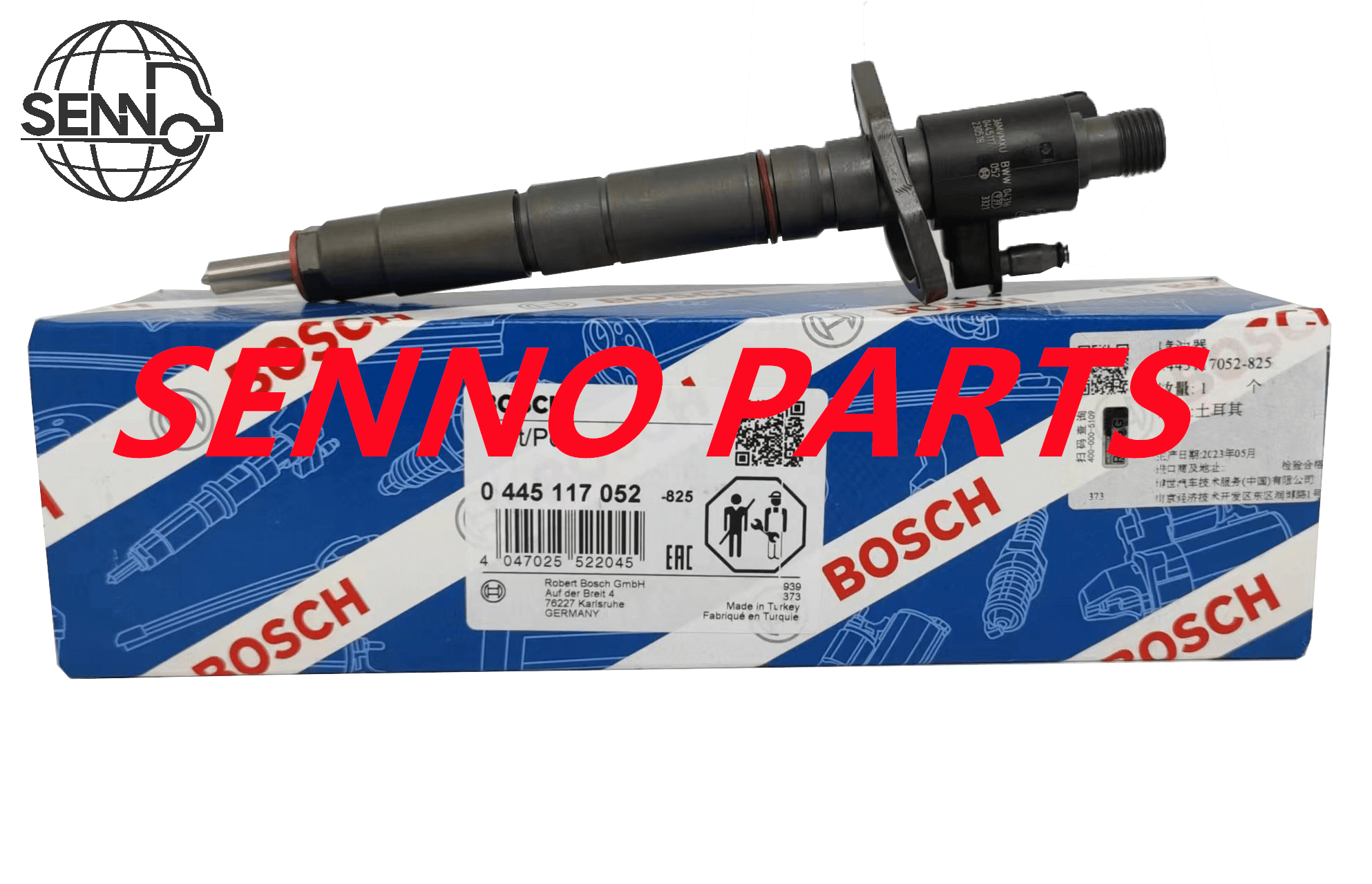 Bosch 0445117052 Fuel Injector Common Rail Injector