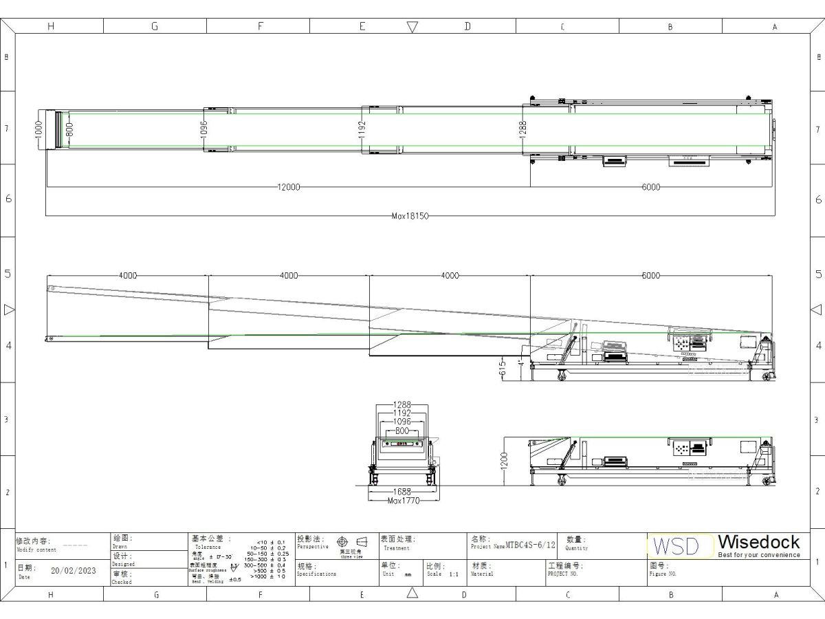 Wisedock telescopic conveyor MTBC4S-6-12 drawing.j