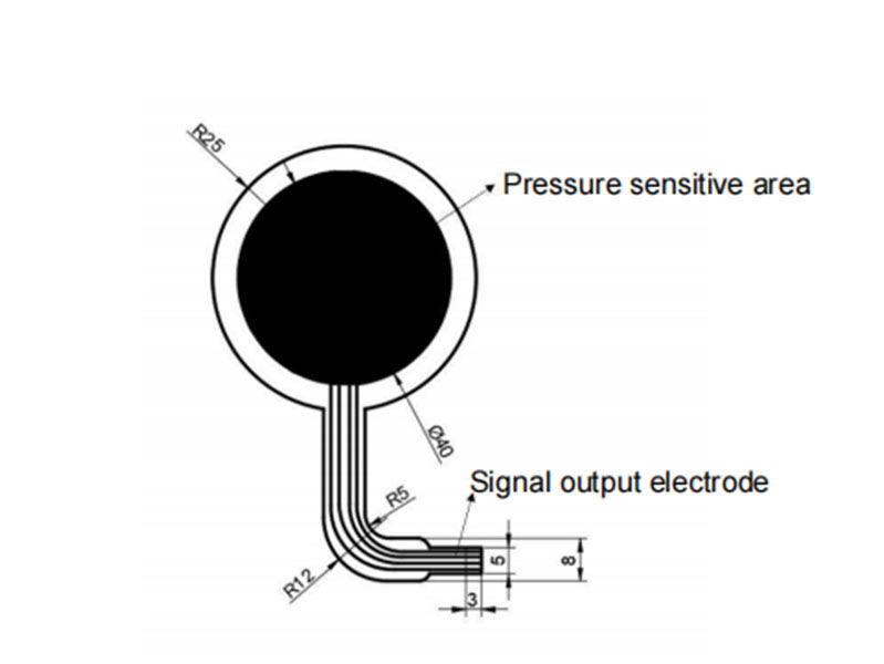 Flexible film pressure sensor RKF02