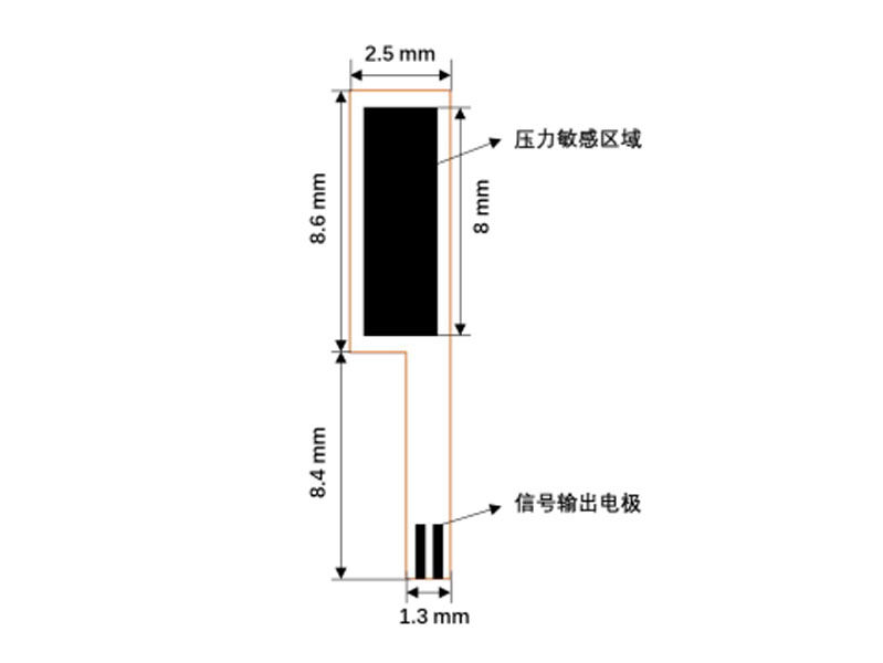 Flexible film pressure sensor RKF01