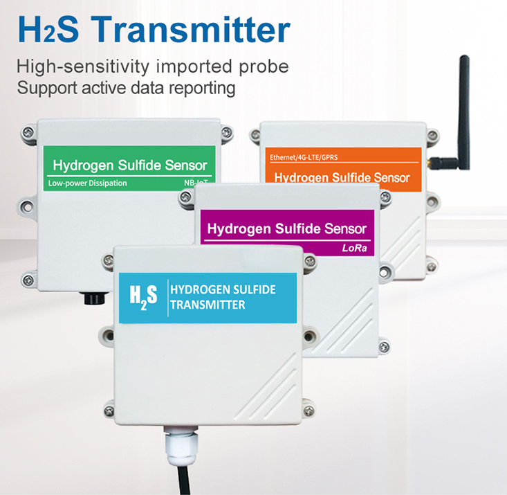 LoRaWAN H2S sensor with Hydrogen sulfide 