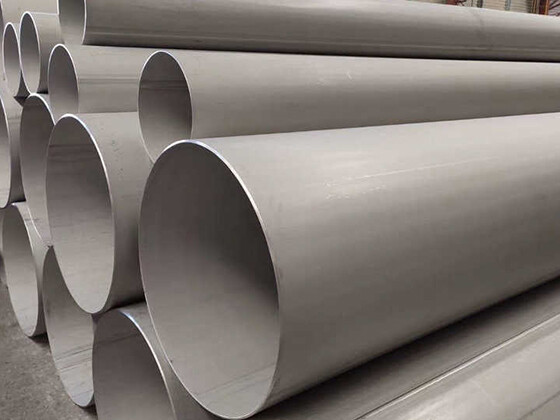Large diameter stainless steel industrial pipe