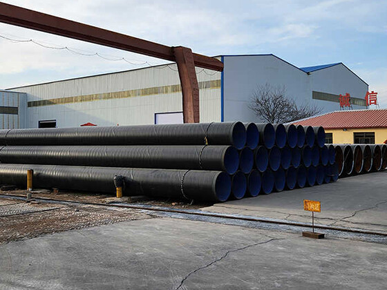 3PE Anti-corrosion spiral welded pipe