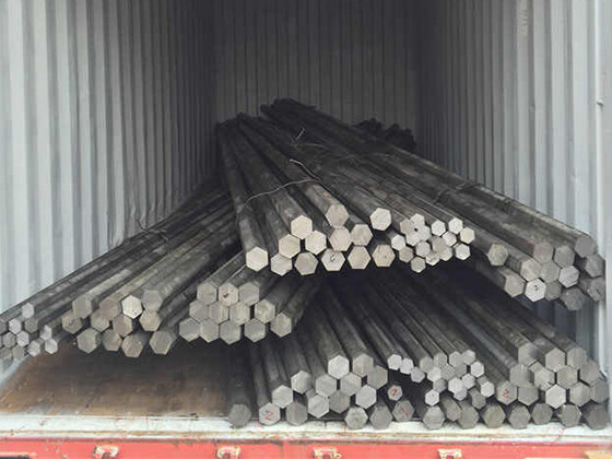 Galvanized hexagon bar