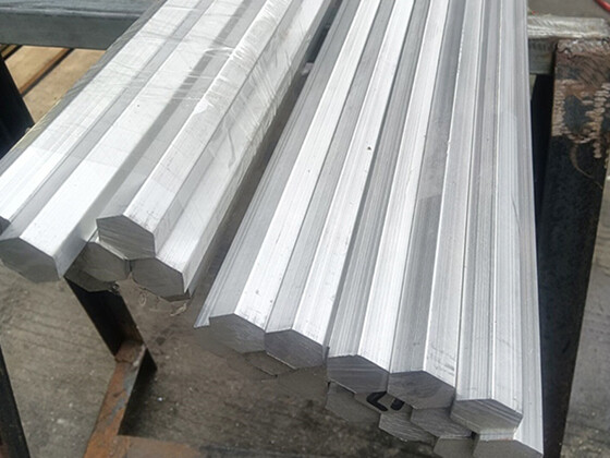 Galvanized hexagon bar