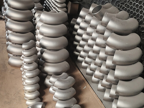 Stainless steel butt welded elbow