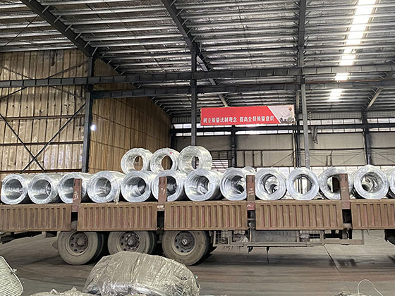 Hot dipped Galvanized iron wire roll 