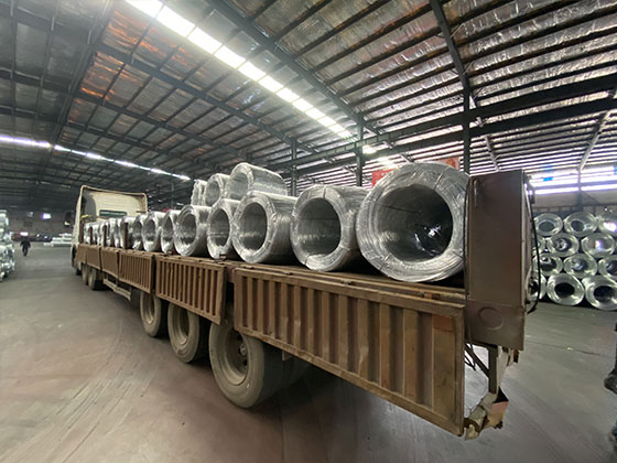 Hot dipped galvanized iron binding wire