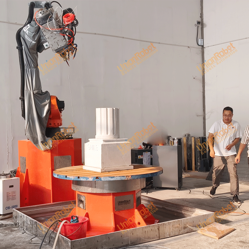 Stone milling robot