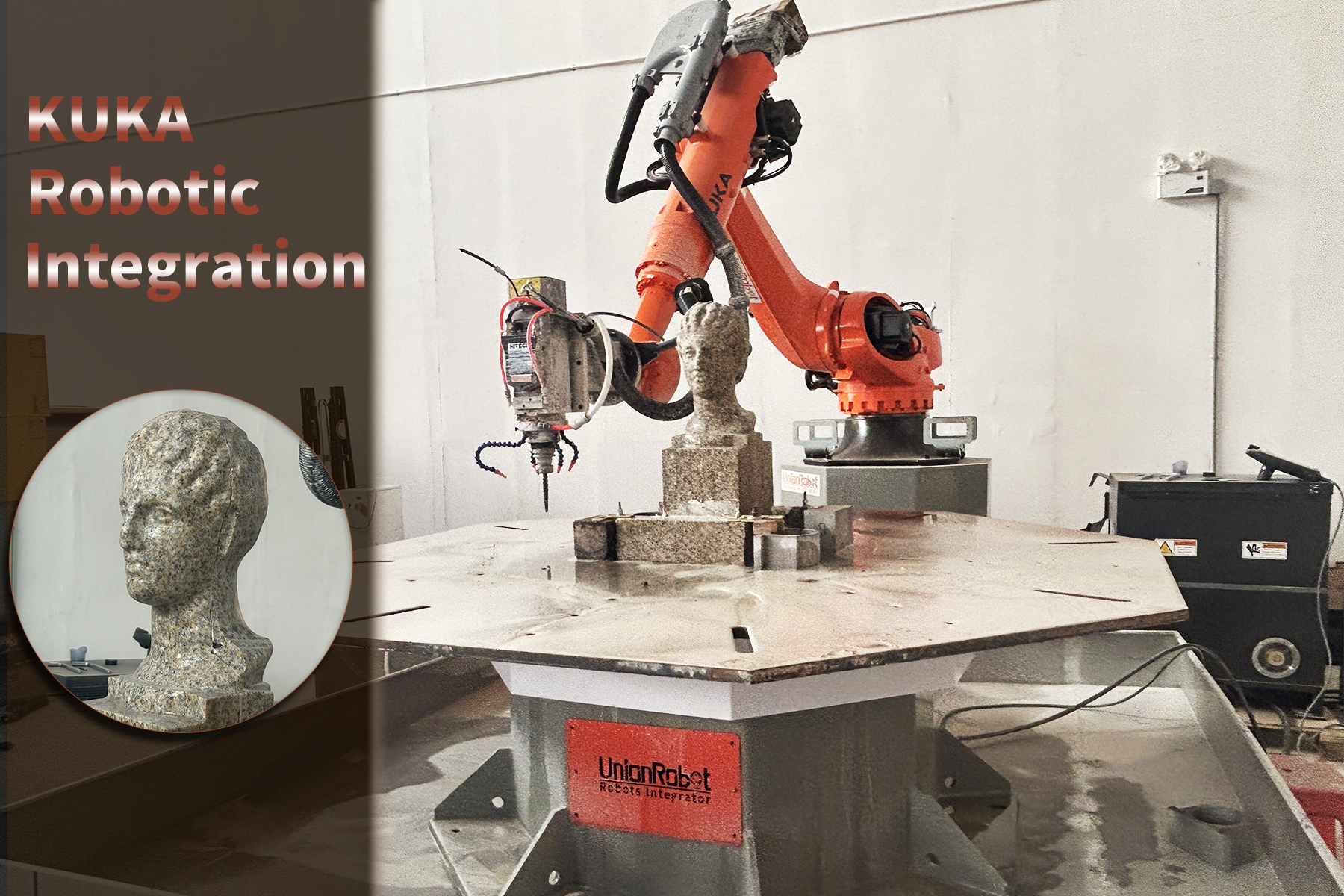 New Robotic Arm Specializing in Carving Stones Shipped to Thailand