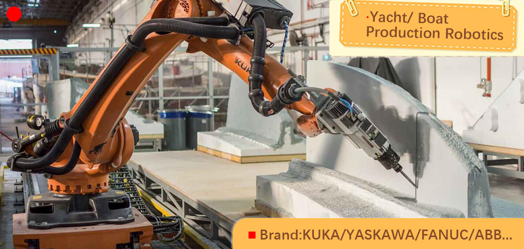 Robotic Arm Becomes Mainstream for Large Yacht / Sailboat Manufacturing
