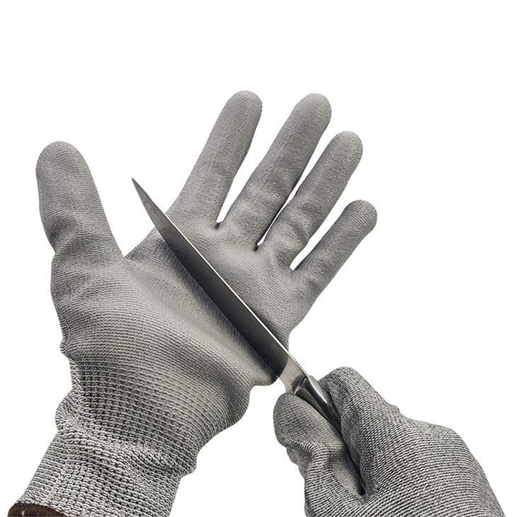EN388 PU Coated Cut Resistant Gloves