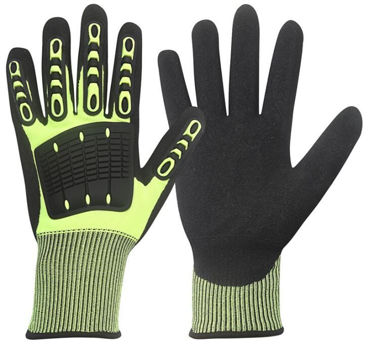 Nitrile Fluorescent Cut Resistant Gloves