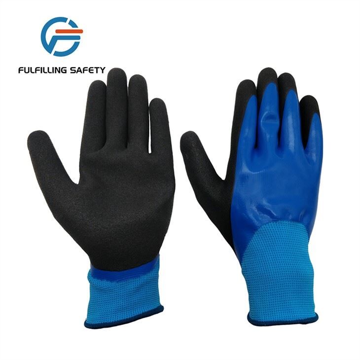 Double Dipped Nylon Latex Gloves
