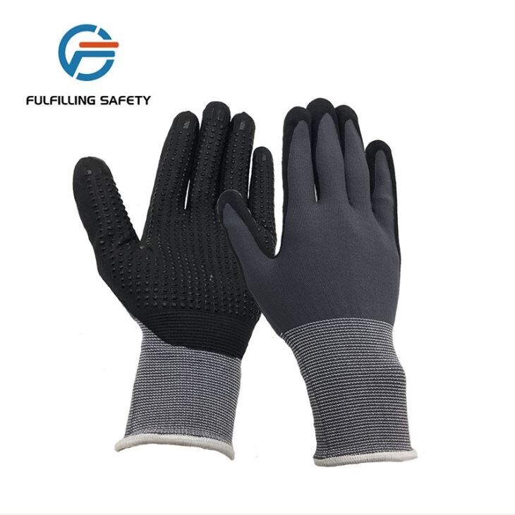 Frosted Nitrile Coated Gloves