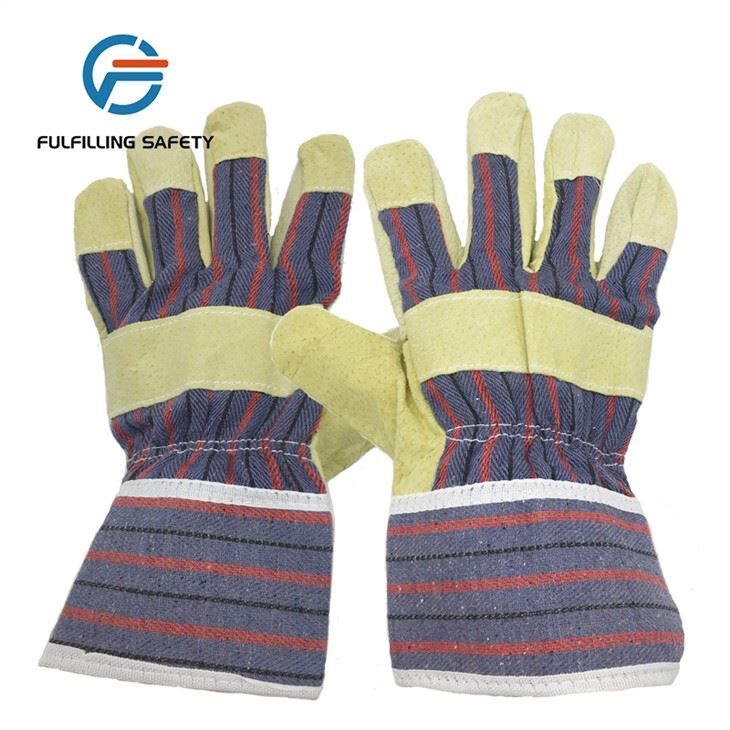 Pig Leather Full Palm Gloves