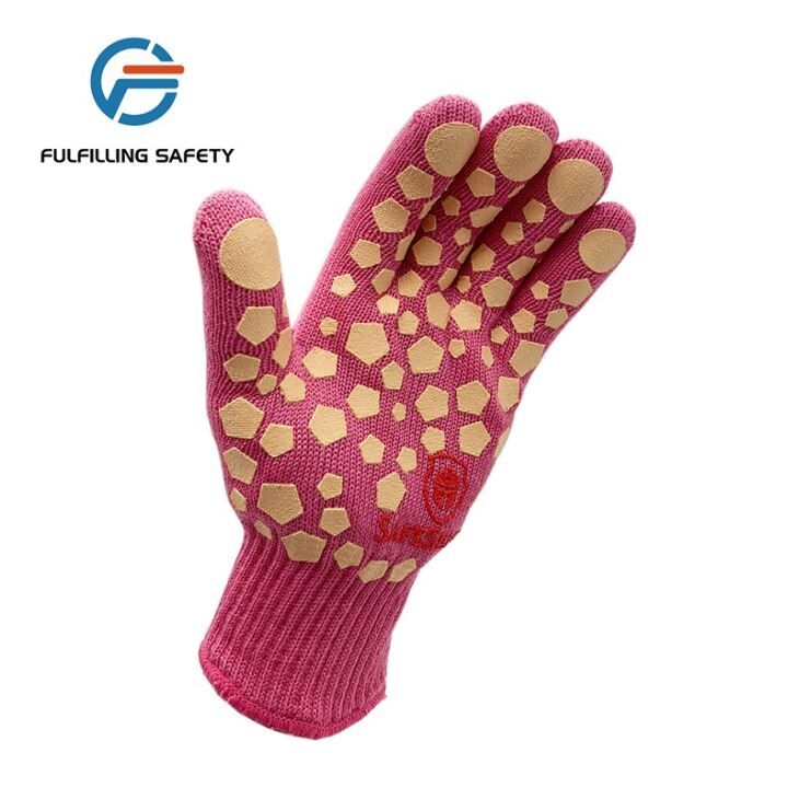 Double-sided Pink Silicone Gloves