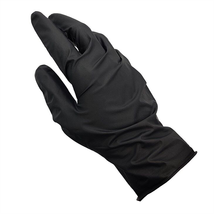 Disposable Black White Nitrile Gloves
