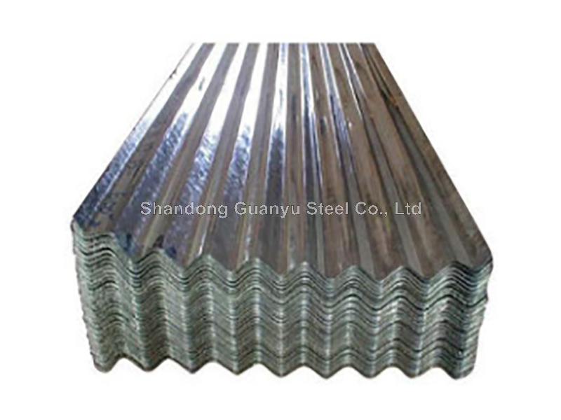 Corrugated plate