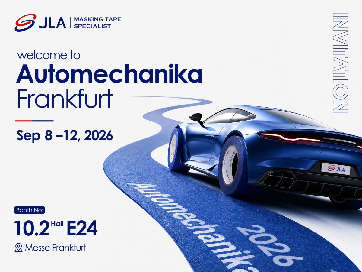 JLA TAPE to Present Automotive Masking Tape Innovations at Automechanika Frankfurt 2026 邀请函横版