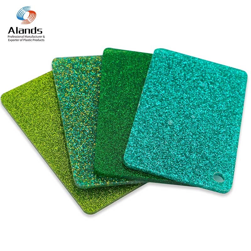 Alands PMMA Acrylic Glitter glitter plastic sheet with factory price