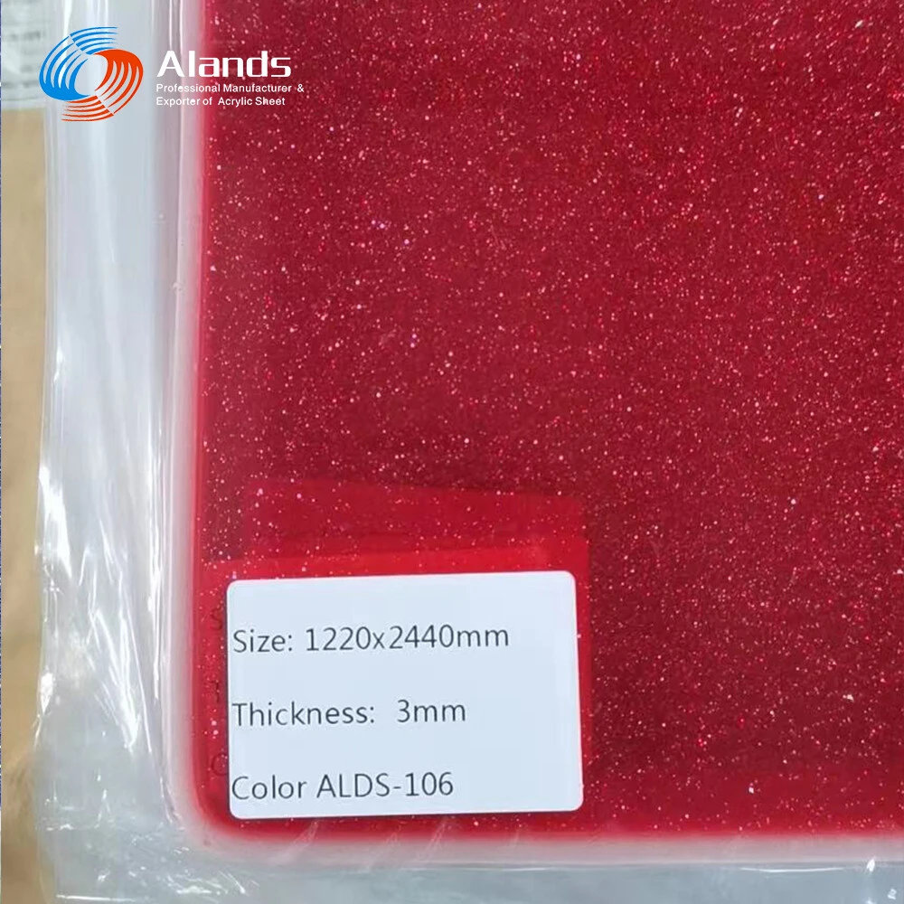 2.8mm 3mm glitter sparkle acrylic sheet 122x244cm