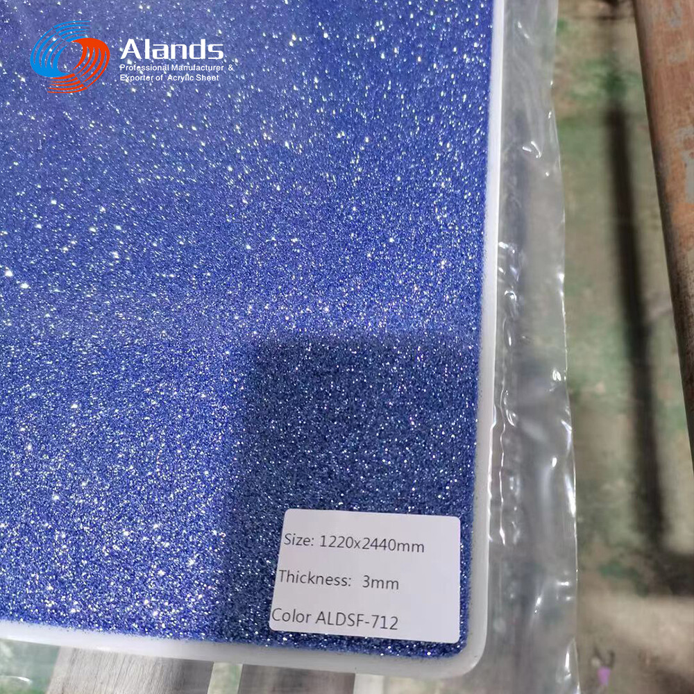 Rich colors glitter acrylic sheet 