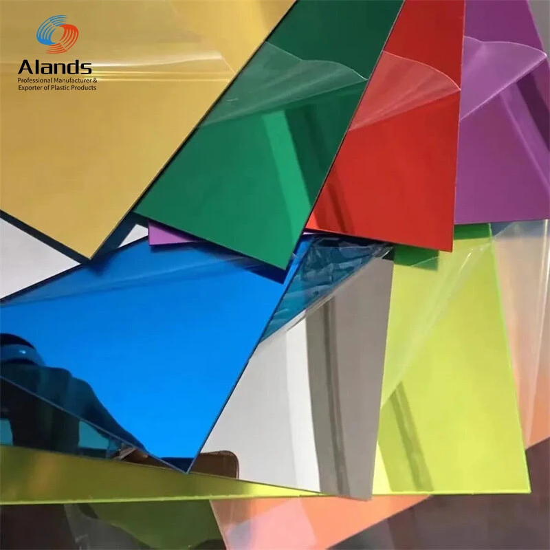 Customize color 1220 x 2440mm 4'x8' Mirror Acrylic Sheet
