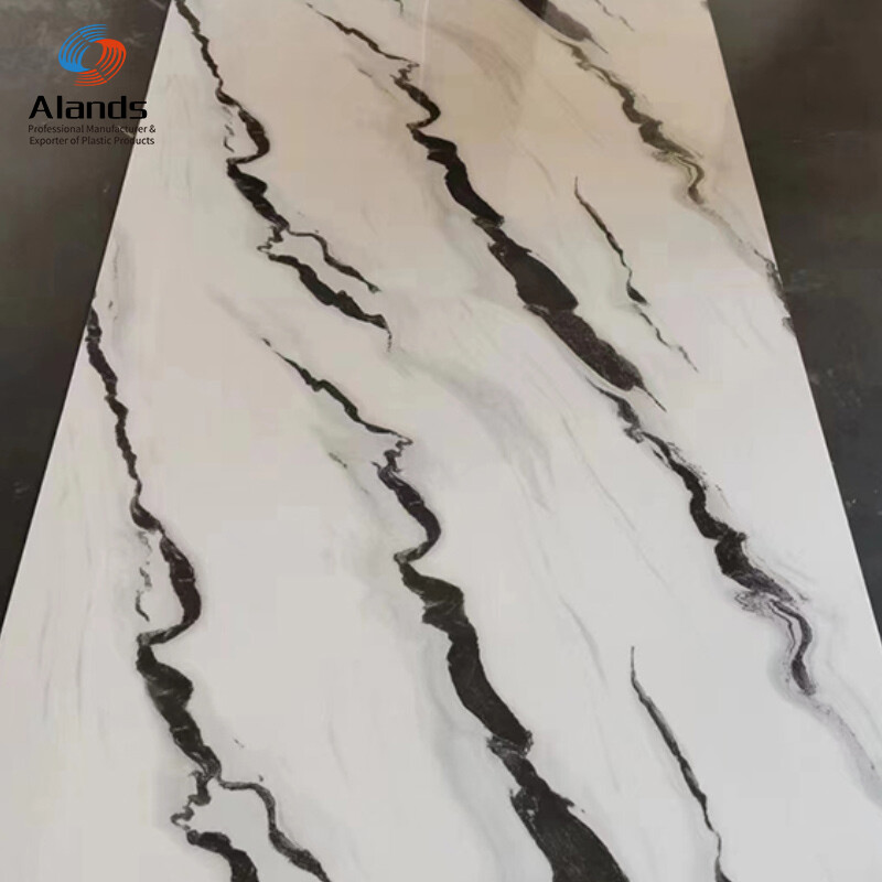 Waterproof fire resistance UV marble sheet PVC Marble Board