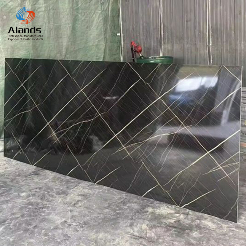 Waterproof fire resistance UV marble sheet PVC Marble Board