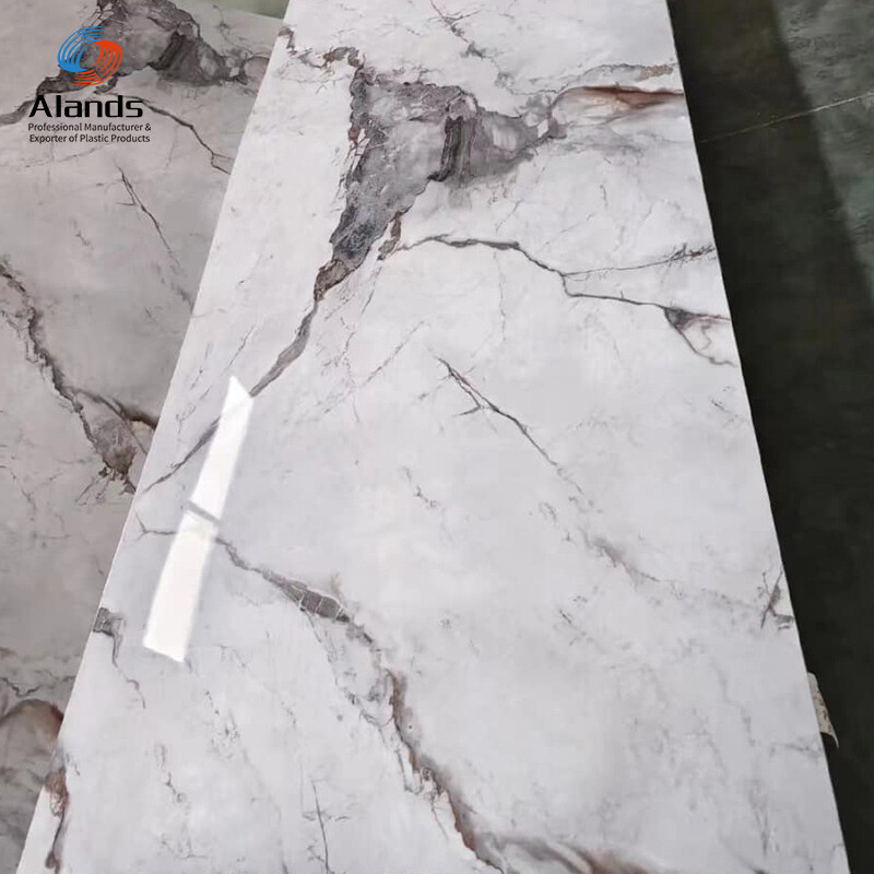 New arrival spc wall panel for interior decoration pvc marble sheet