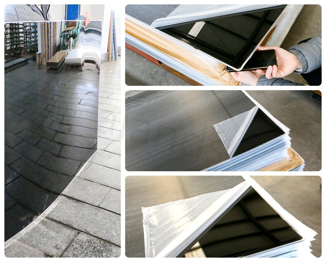 What are black acrylic sheets used for?