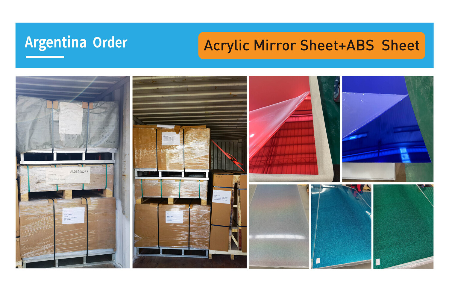 Plastic Sheet Export Shipment