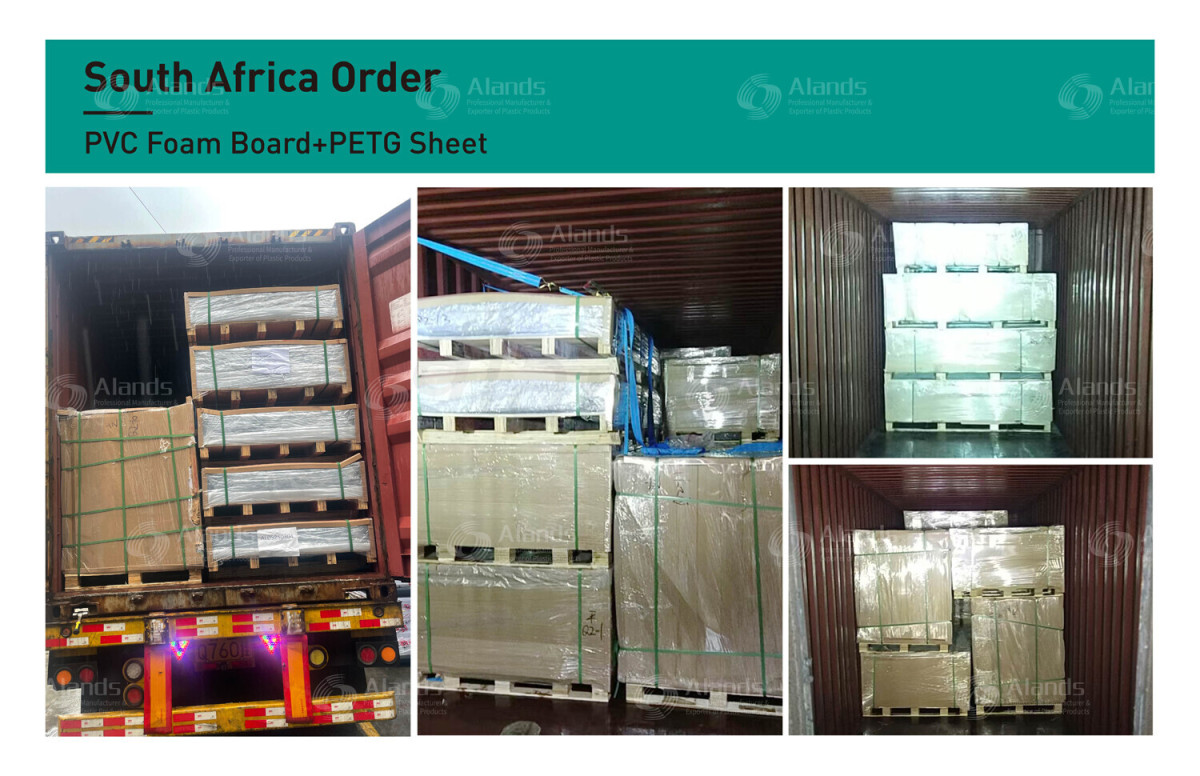 PVC Foam Board and PETG Sheet Export