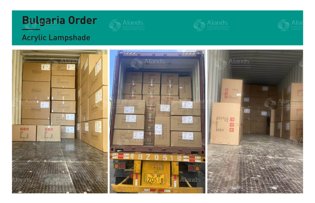 Bulgaria Order Acrylic Lampshade Shipment