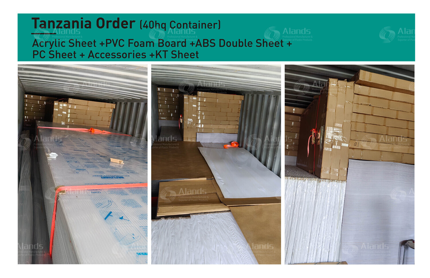 Acrylic Sheet and Plastic Boards Export Case