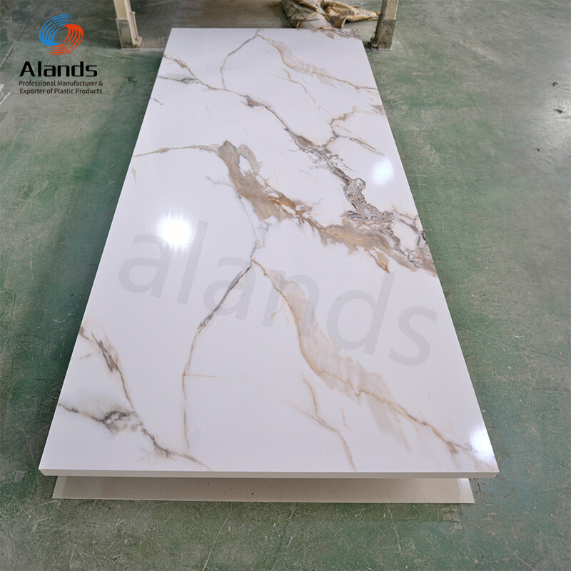PVC Marble Sheet High Gloss Decorative Wall Panel