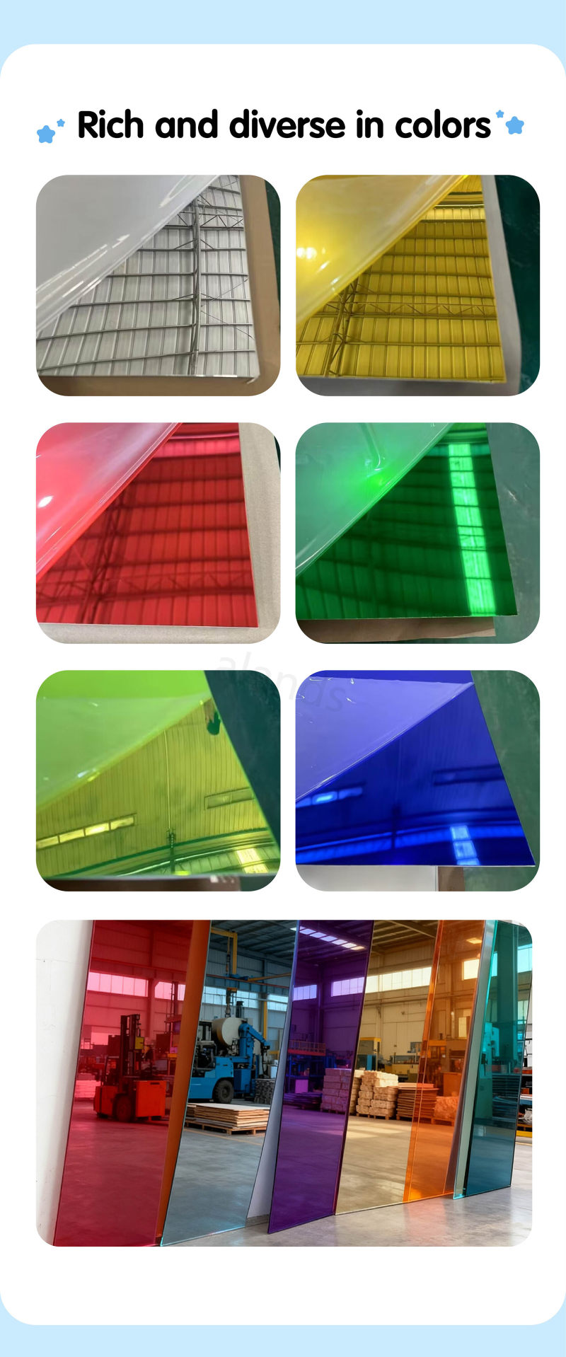 Main Types of Plastic Mirror Sheets Main Types of Plastic Mirror Sheets